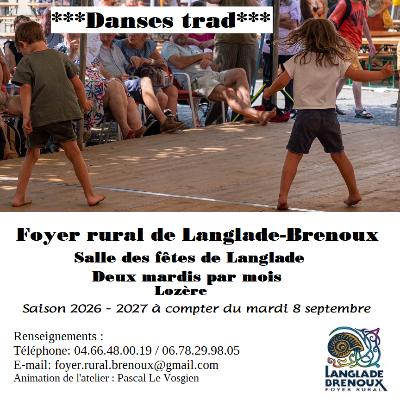 Ateliers de danses trad à Langlade saison 2026/2027